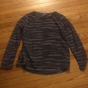 vera wang shirt Dark gray and light gray
